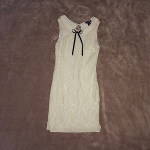 White/cream, vintage themed lace dress